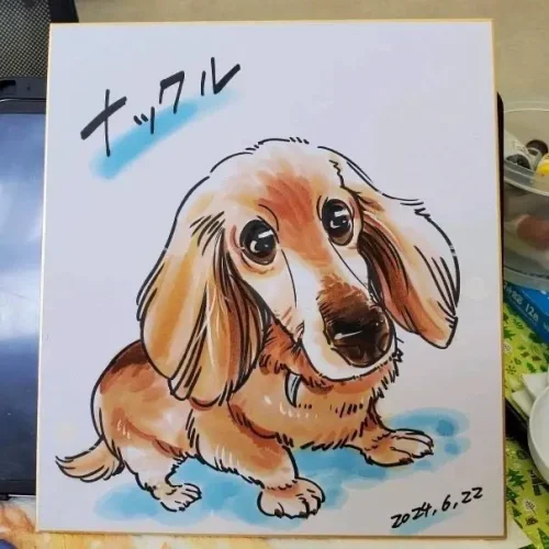 湘南犬ちゃん似顔絵