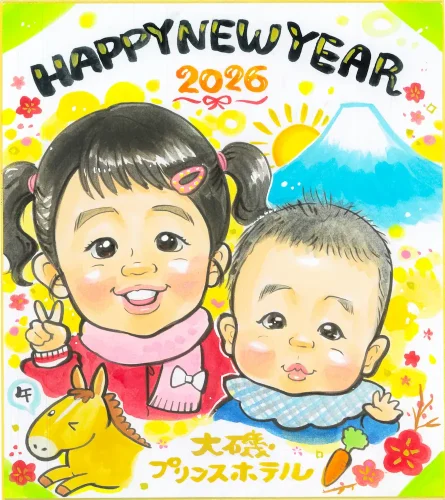 大磯プリンスホテル似顔絵