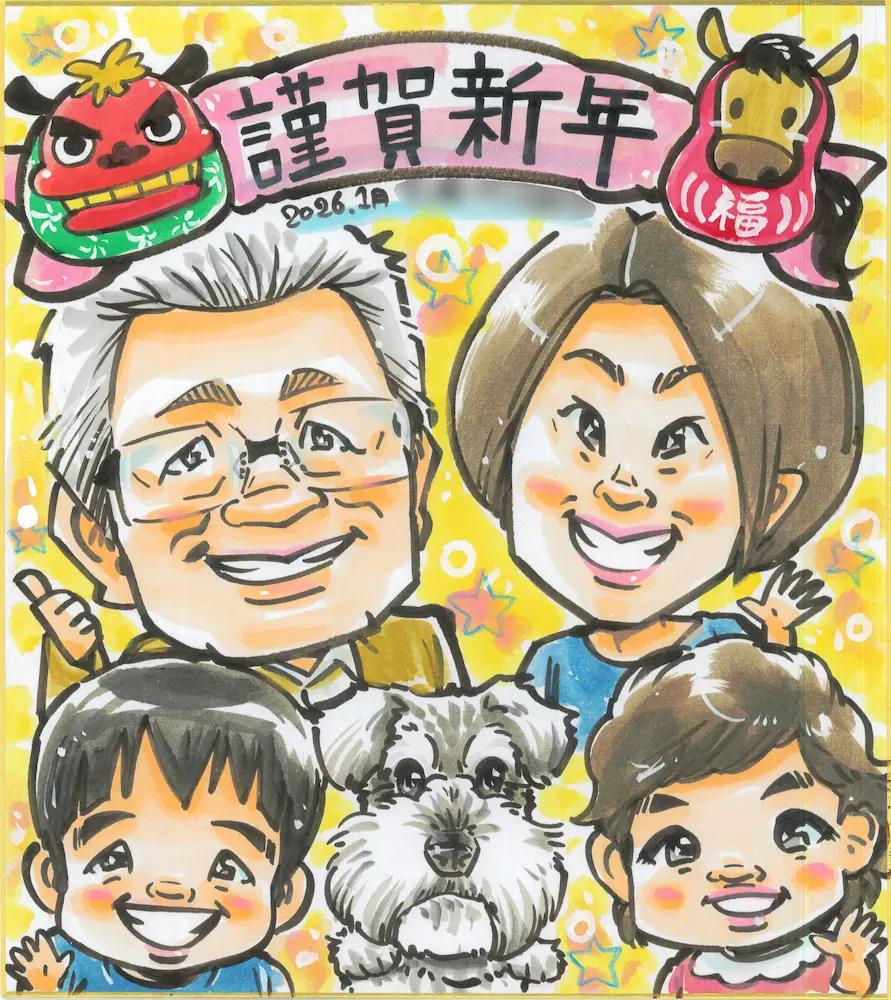 大磯プリンスホテル似顔絵