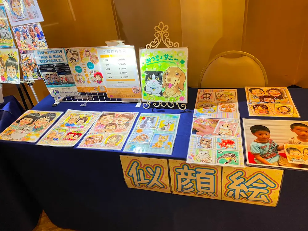 大磯プリンスホテルで似顔絵イベント03