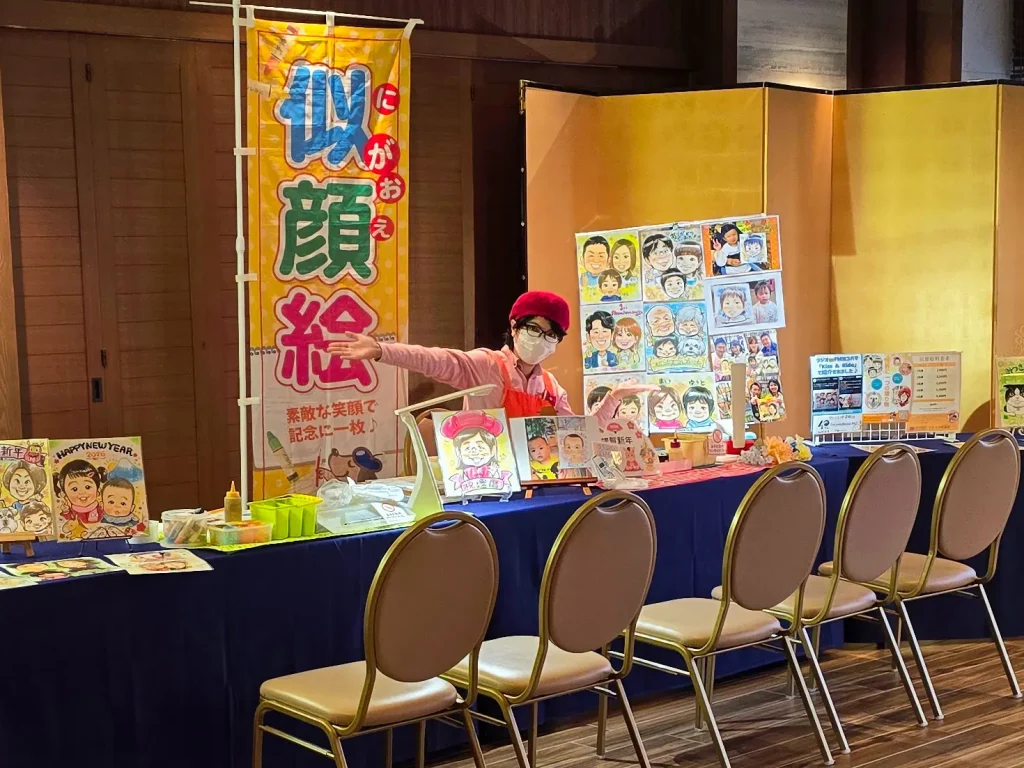 大磯プリンスホテルで似顔絵イベント01